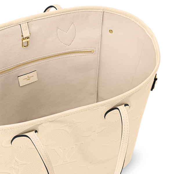 Neverfull MM Monogram Empreinte Leather Handbags LOUIS VUITTON